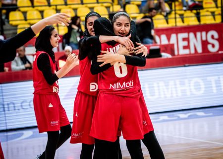 پیروزی میلی متری دختران بسکتبالیست برابر لبنان