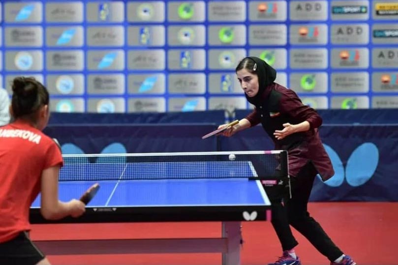 برتری دختران تنیس روی میز برابر تاجیکستان و قرقیزستان