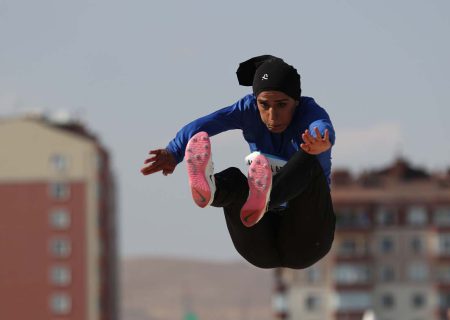 تصاویر | رقابت ریحانه مبینی در بازی‌های کشورهای اسلامی