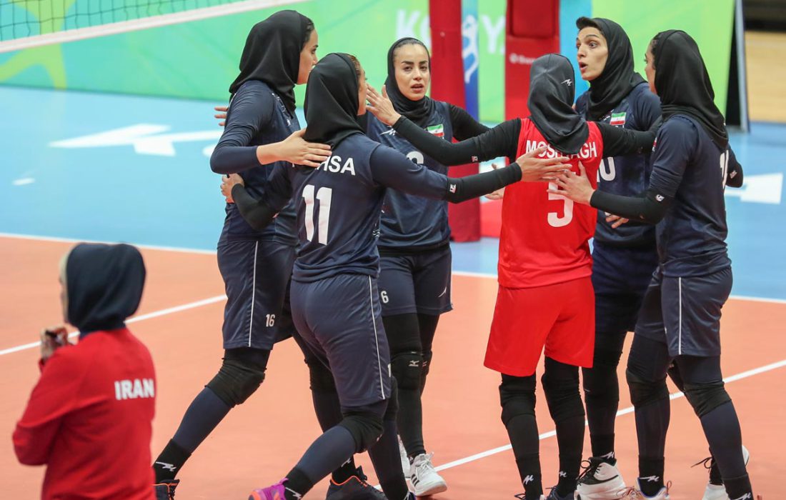 پیروزی تیم ملی والیبال زنان ایران برابر ازبکستان