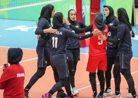 پیروزی تیم ملی والیبال زنان ایران برابر ازبکستان
