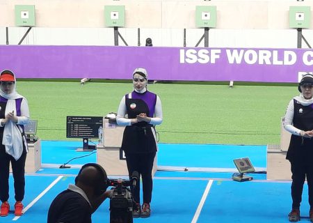 مدال برنز تیمی به تیم تپانچه زنان ایران رسید
