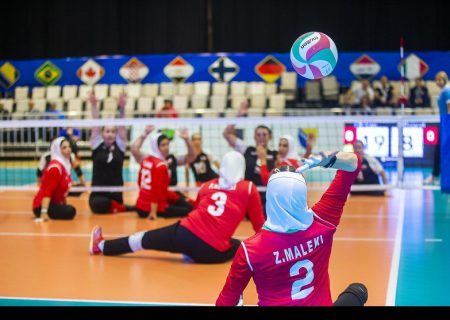 پیروزی والیبال نشسته زنان ایران برابر فنلاند و بوسنی