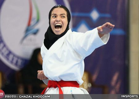 تصاویر مسابقات کاتا در سوپرلیگ کاراته زنان