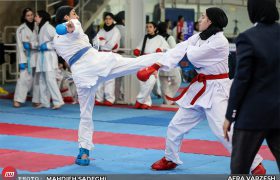 ویدئو | خط پایان لیگ کاراته زنان