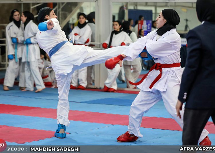 ویدئو | خط پایان لیگ کاراته زنان