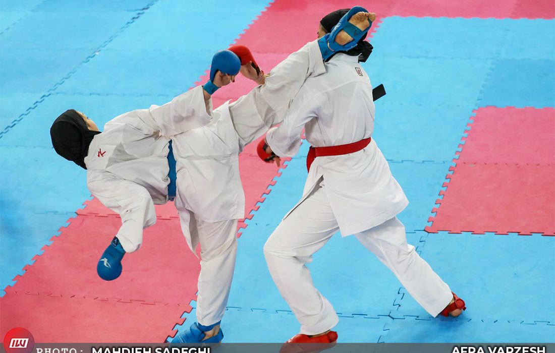 قهرمانی دختران کاراته‌کای مازنی در همدان