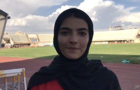 ویدئو | رها حسینی قهرمان دو ۱۰۰ متر با مانع جوانان کشور