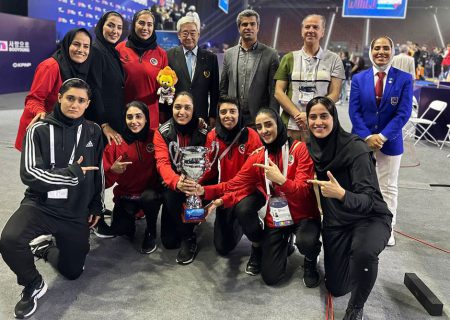 تک مدال کیانی تیم زنان ایران را پنجم کرد