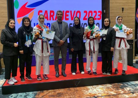 تیم تکواندو نونهالان دختر ایران قهرمان جهان شد