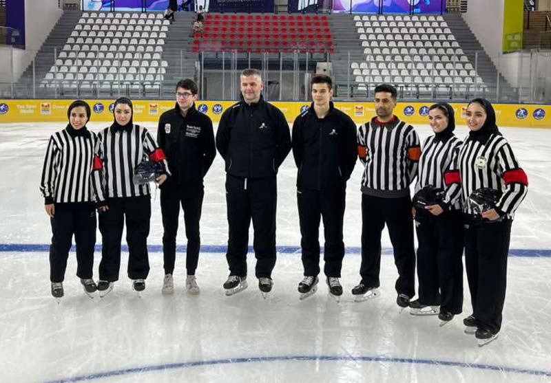 داوران هاکی روی یخ ایران در سمینار ترکیه