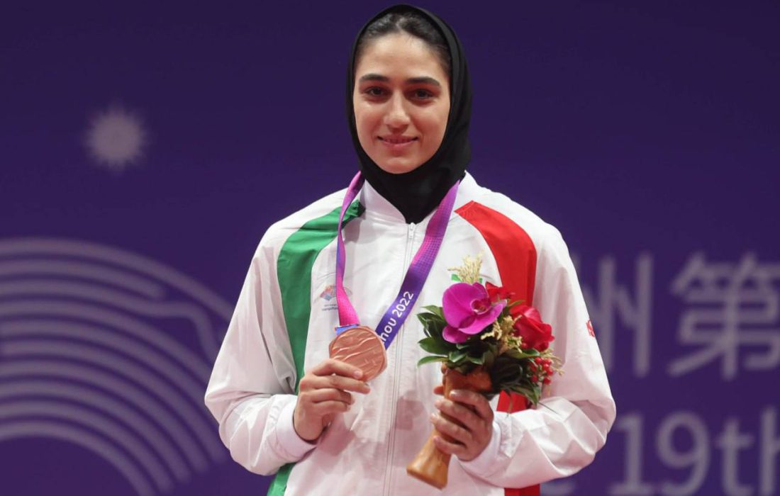 ملیکا میرحسینی در تکواندو مدال برنز گرفت