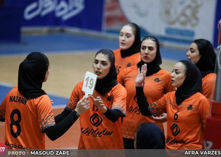 تصاویر | هوران یزد و سایپا در لیگ والیبال زنان