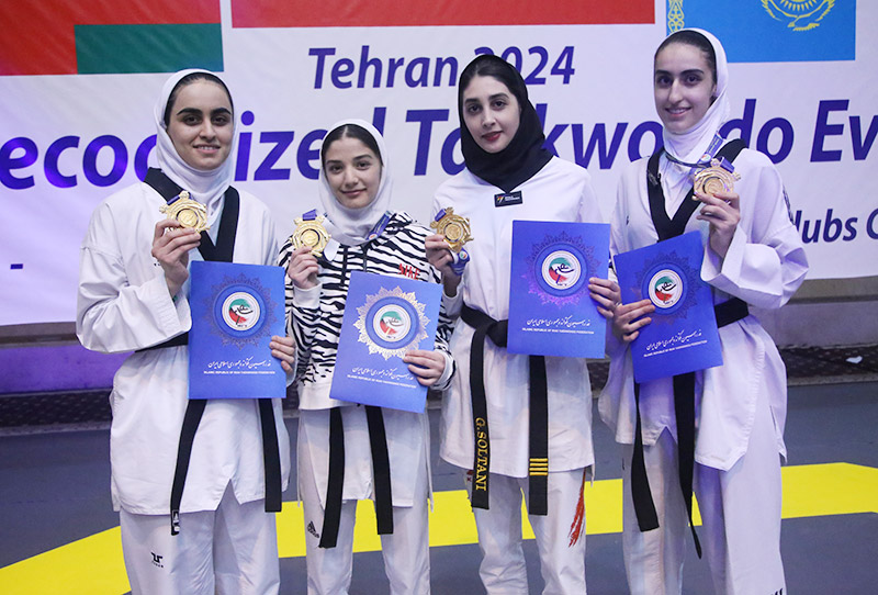 دختران ایران، فاتحان روز نخست تکواندو جام فجر
