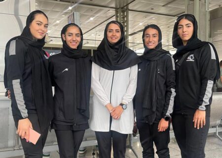 چهار دختر دوومیدانی کار ایران در امارات