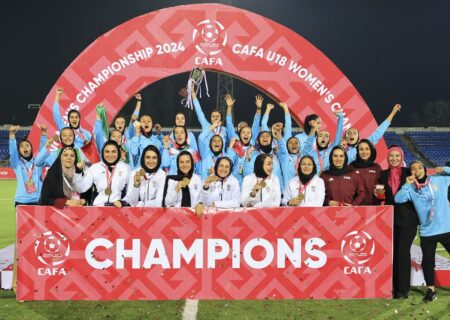 قهرمانی تیم ملی جوانان دختر در آسیای میانه