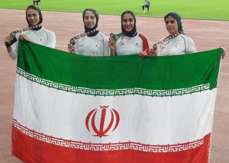 اقتدار دختران دوومیدانی‌کار ایران در بصره
