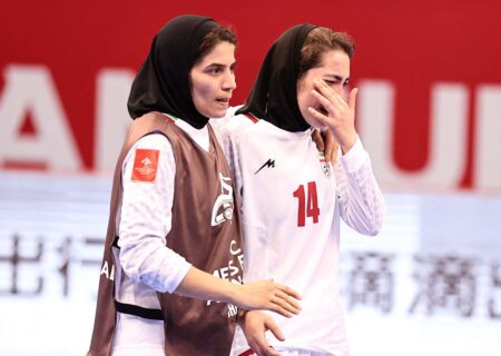 تصاویر | ایران و ژاپن در نیمه‌نهایی فوتسال زنان آسیا