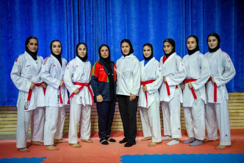 دختران کاراته، آماده برای رقابت در ازبکستان