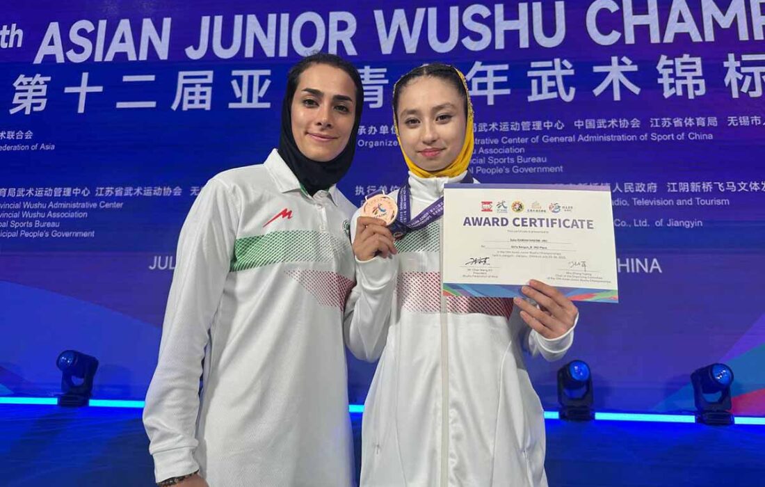 صبا رامیان در تالو مدال برنز گرفت