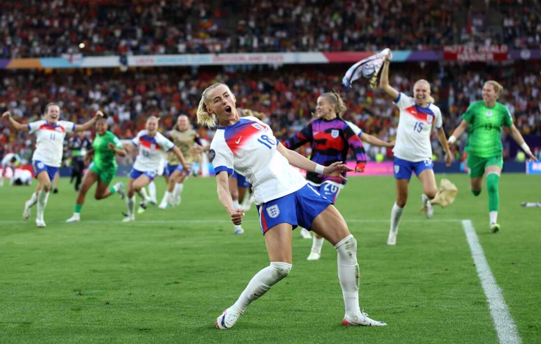 انگلیس فاتح فوتبال زنان اروپا شد