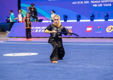 هلیا چراغی در ووشو آسیا سه‌مداله شد