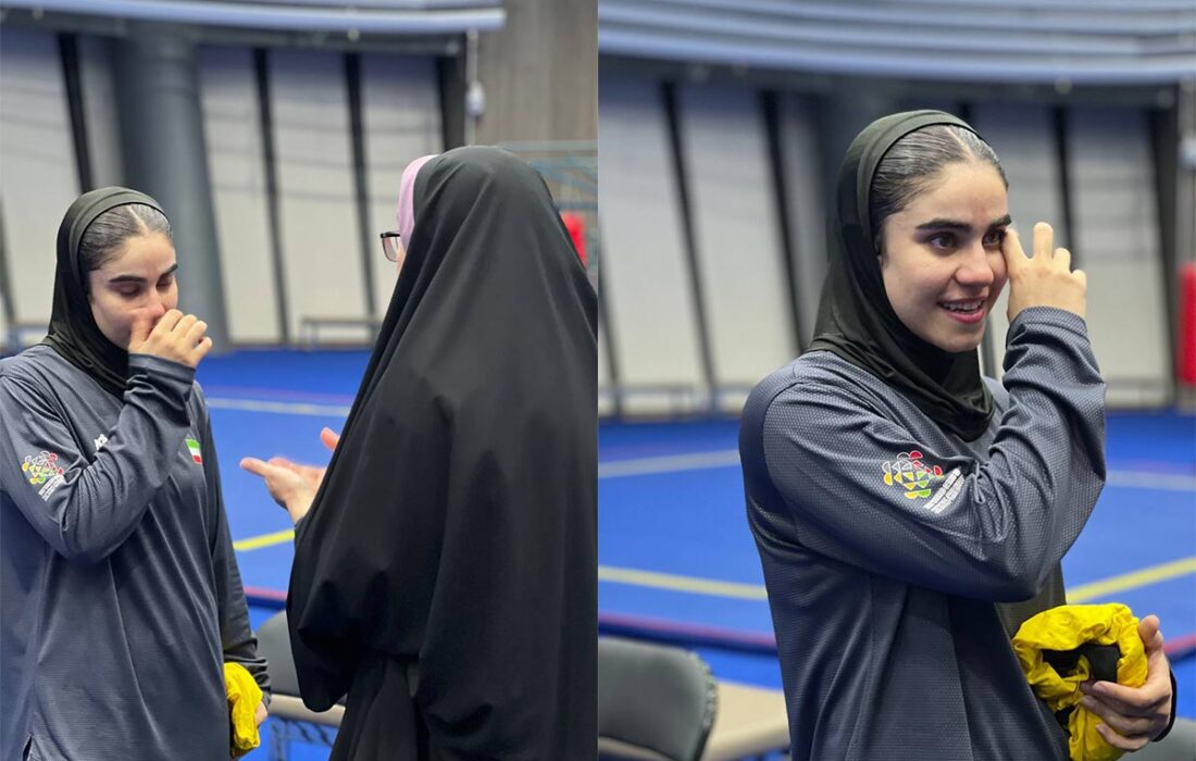 هلیا اسدیان پنجم شد و اشک ریخت